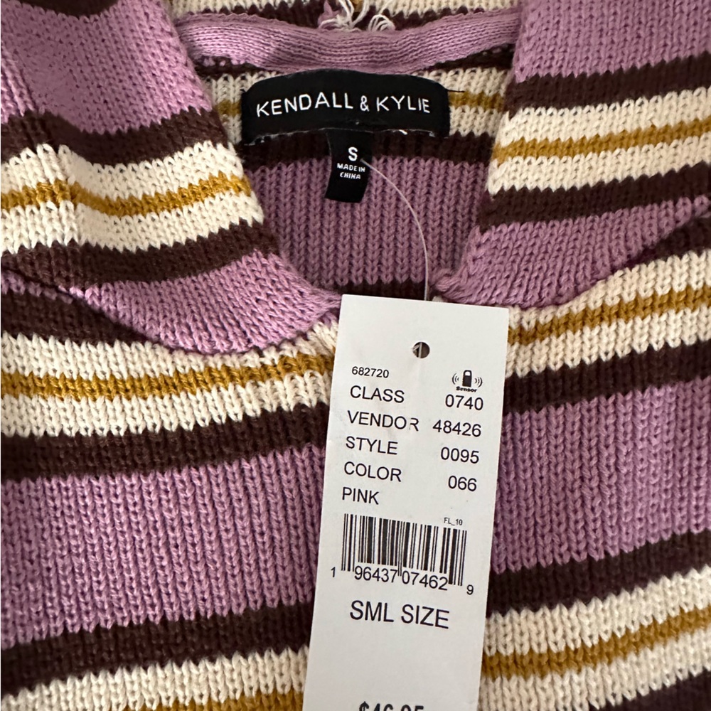NWT cropped zipper hoodie sweater from Kendall & Kylie